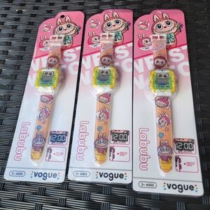 Vogue Labubu Kids Watch - Pink and Green